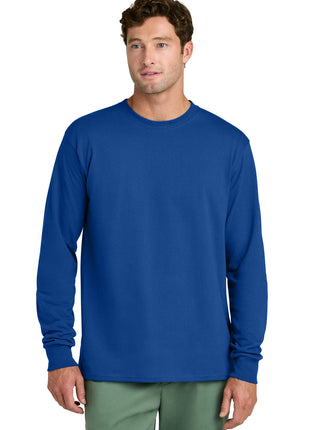 Port & Co™ Long Sleeve Core Cotton Tee. PC54LS - True Royal | Port & Co