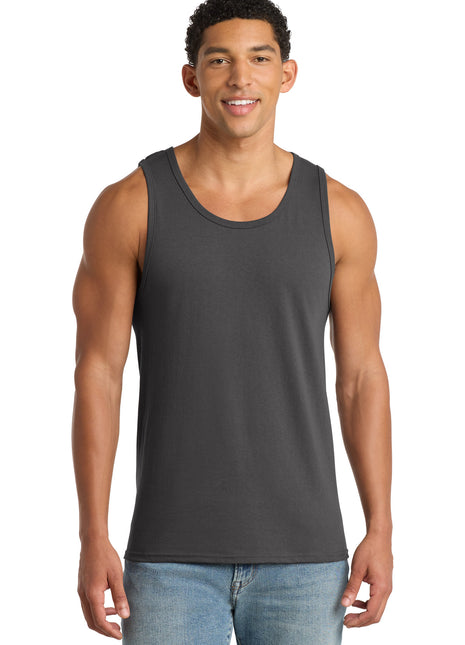Port & Co™ Core Cotton Tank Top.  PC54TT - Charcoal | Port & Co