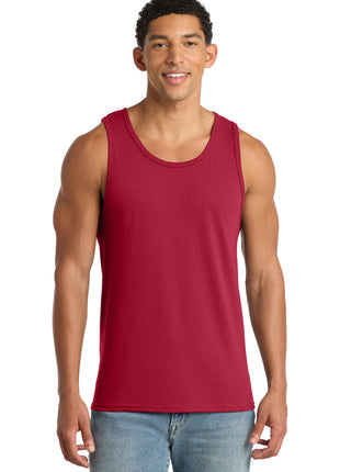 Port & Co™ Core Cotton Tank Top.  PC54TT - Red | Port & Co