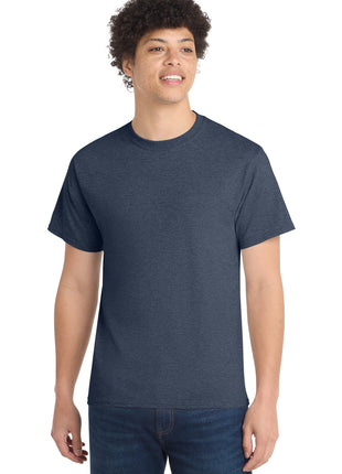 Port & Co™ Tall Core Cotton Tee PC54T - Heather Navy | Port & Co