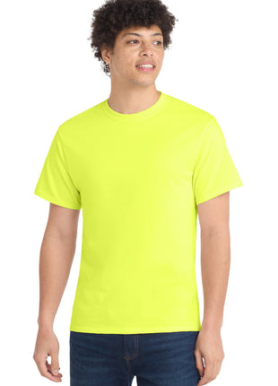Port & Co™ Tall Core Cotton Tee PC54T - Neon Yellow | Port & Co