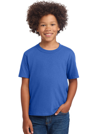 Port & Co™ Youth Core Cotton DTG Tee PC54YDTG - Royal | Port & Co