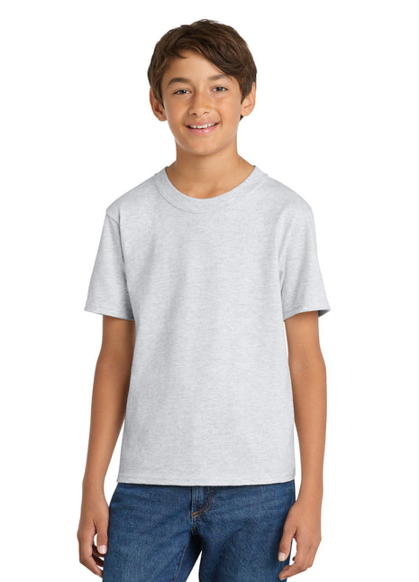 Port & Co™ Youth Core Cotton Tee. PC54Y - Ash | Port & Co