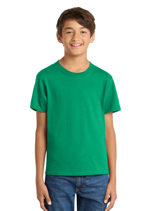 Port & Co™ Youth Core Cotton Tee. PC54Y - Kelly | Port & Co