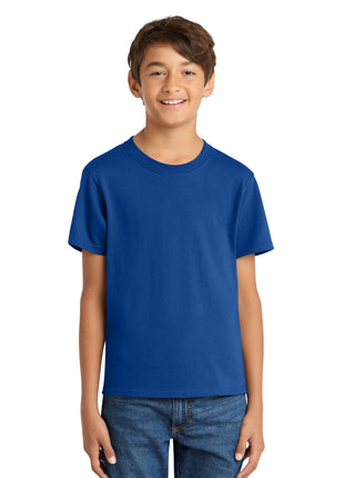 Port & Co™ Youth Core Cotton Tee. PC54Y - True Royal | Port & Co