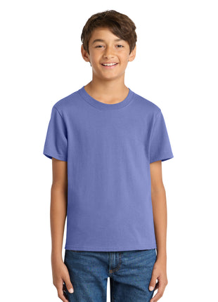 Port & Co™ Youth Core Cotton Tee. PC54Y - Violet | Port & Co
