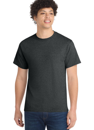 Port & Co™ Core Cotton Tee. PC54 - Black Heather | Port & Co