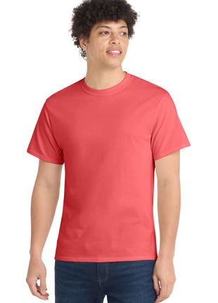 Port & Co™ Core Cotton Tee. PC54 - Coral | Port & Co