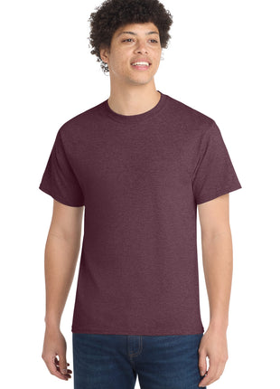 Port & Co™ Core Cotton Tee. PC54 - Heather Athletic Maroon | Port & Co