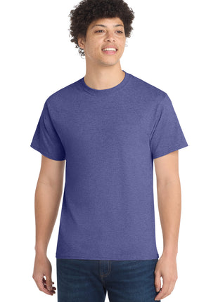 Port & Co™ Core Cotton Tee. PC54 - Heather Purple | Port & Co