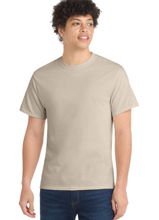 Port & Co™ Core Cotton Tee. PC54 - Light Sand | Port & Co