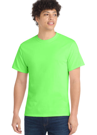 Port & Co™ Core Cotton Tee. PC54 - Neon Green | Port & Co