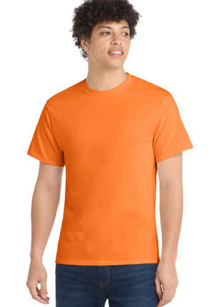 Port & Co™ Core Cotton Tee. PC54 - Neon Orange | Port & Co