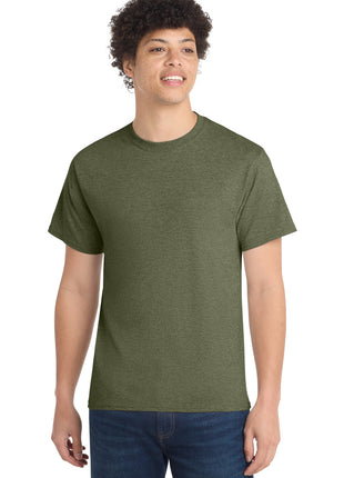 Port & Co™ Core Cotton Tee. PC54 - Olive Drab Green Heather | Port & Co