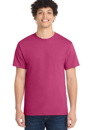 Port & Co™ Core Cotton Tee. PC54 - Sangria | Port & Co