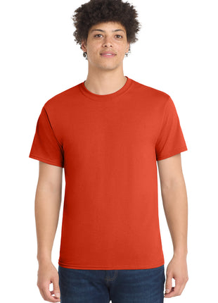 Port & Co™ Tall Core Blend Tee. PC55T - Orange | Port & Co