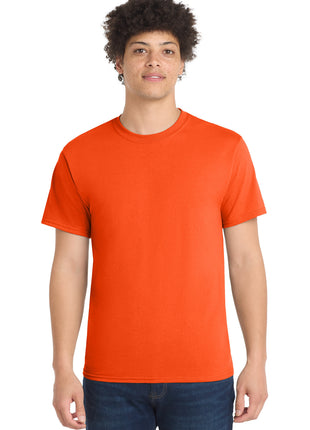 Port & Co™ Tall Core Blend Tee. PC55T - Safety Orange | Port & Co