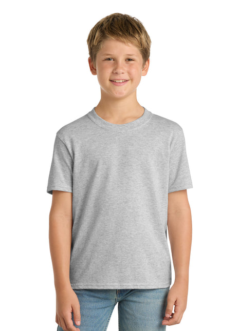 Port & Co™ Youth Core Blend Tee.  PC55Y - Ash | Port & Co