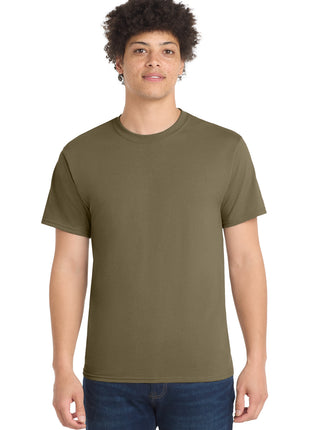 Port & Co™ Core Blend Tee.  PC55 - Coyote Brown | Port & Co
