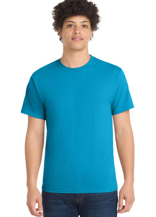Port & Co™ Core Blend Tee.  PC55 - Neon Blue | Port & Co