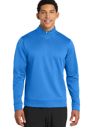Port & Co™ Performance Fleece 1/4-Zip Pullover Sweatshirt. PC590Q - Royal | Port & Co