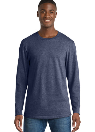 Port & Co™ Long Sleeve Bouncer Tee PC600LS - Team Navy Heather | Port & Co