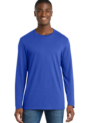 Port & Co™ Long Sleeve Bouncer Tee PC600LS - True Royal | Port & Co