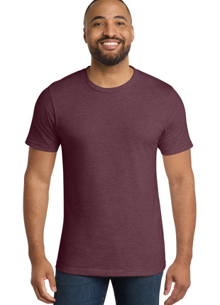 Port & Co™ Bouncer Tee PC600 - Heather Athletic Maroon | Port & Co