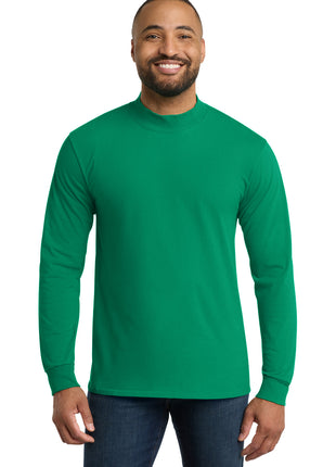 Port & Co™ Essential Mock Turtleneck.  PC61M - Kelly | Port & Co