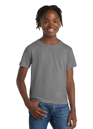 Port & Co™ Youth Essential Tee. PC61Y - Athletic Heather | Port & Co