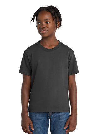 Port & Co™ Youth Essential Tee. PC61Y - Charcoal | Port & Co