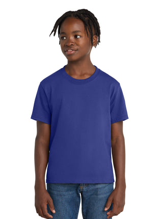 Port & Co™ Youth Essential Tee. PC61Y - Deep Marine | Port & Co