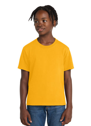 Port & Co™ Youth Essential Tee. PC61Y - Gold | Port & Co