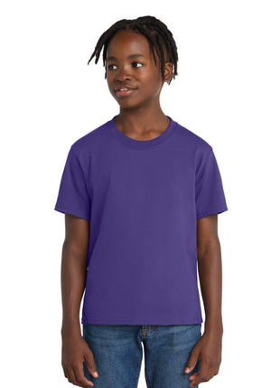 Port & Co™ Youth Essential Tee. PC61Y - Purple | Port & Co