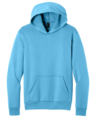 Port & Co™ Easy Fleece Pullover Hooded Sweatshirt PC68H - Aquatic Blue | Port & Co