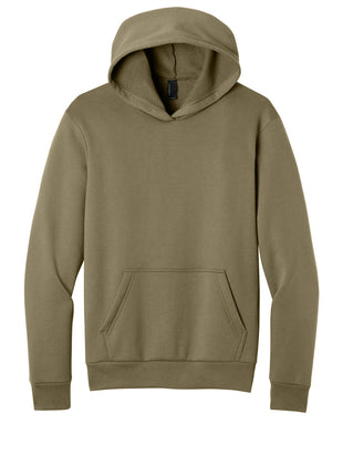 Port & Co™ Easy Fleece Pullover Hooded Sweatshirt PC68H - Coyote Brown | Port & Co
