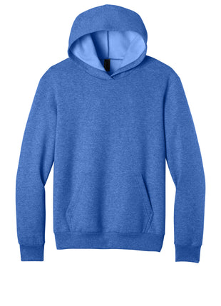 Port & Co™ Easy Fleece Pullover Hooded Sweatshirt PC68H - Heather Royal | Port & Co