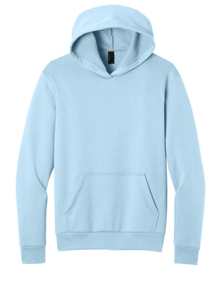 Port & Co™ Easy Fleece Pullover Hooded Sweatshirt PC68H - Ice Blue | Port & Co
