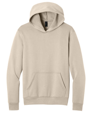 Port & Co™ Easy Fleece Pullover Hooded Sweatshirt PC68H - Light Sand | Port & Co