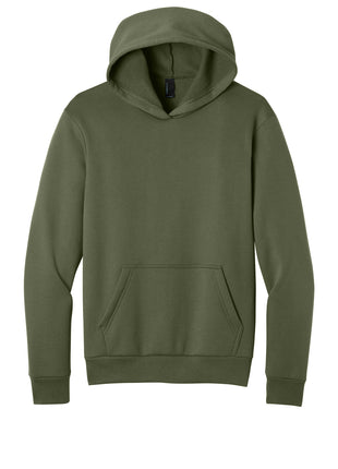 Port & Co™ Easy Fleece Pullover Hooded Sweatshirt PC68H - Olive Drab Green | Port & Co