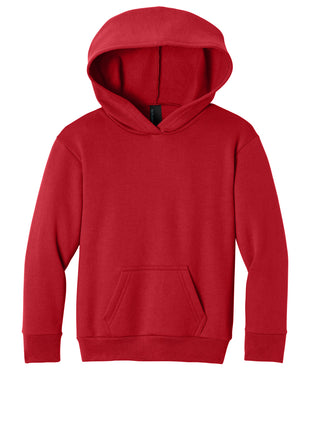 Port & Co™ Youth Easy Fleece Pullover Hooded Sweatshirt PC68YH - Red | Port & Co