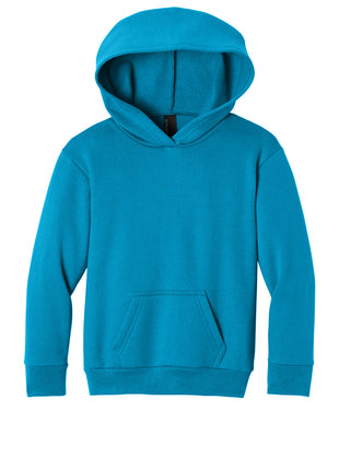Port & Co™ Youth Easy Fleece Pullover Hooded Sweatshirt PC68YH - Sapphire | Port & Co
