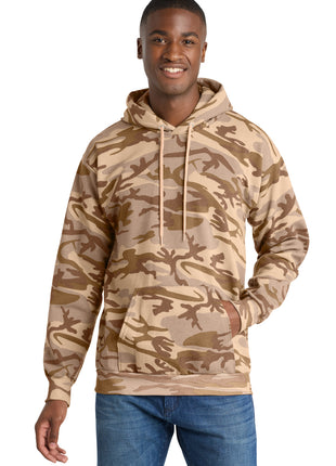 Port & Co™ Core Fleece Camo Pullover Hooded Sweatshirt. PC78HC - Desert Camo | Port & Co
