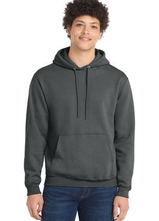 Port & Co™ Tall Core Fleece Pullover Hooded Sweatshirt PC78HT - Charcoal | Port & Co