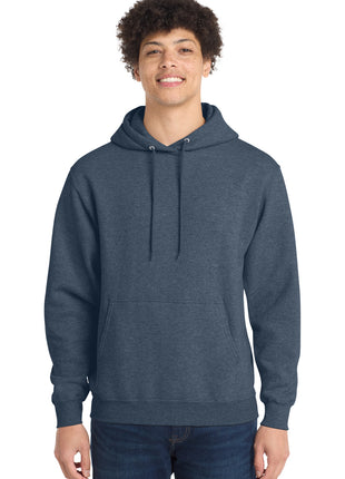 Port & Co™ Tall Core Fleece Pullover Hooded Sweatshirt PC78HT - Heather Navy | Port & Co