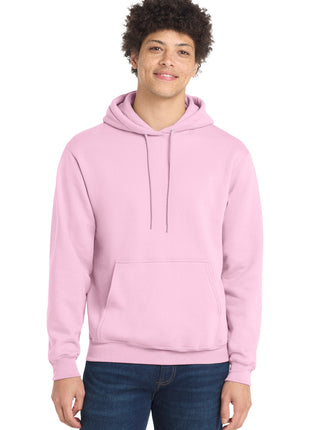 Port & Co™ Core Fleece Pullover Hooded Sweatshirt. PC78H - Cherry Blossom | Port & Co