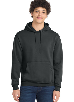 Port & Co™ Core Fleece Pullover Hooded Sweatshirt. PC78H - Coal Grey | Port & Co