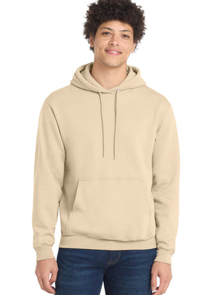 Port & Co™ Core Fleece Pullover Hooded Sweatshirt. PC78H - Creme | Port & Co