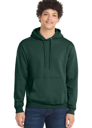Port & Co™ Core Fleece Pullover Hooded Sweatshirt. PC78H - Dark Green | Port & Co