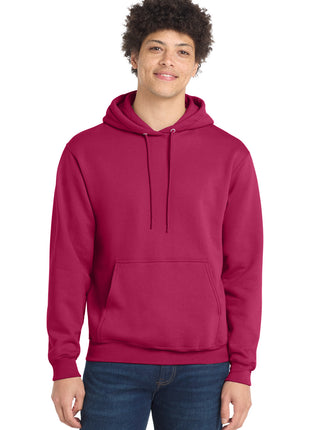 Port & Co™ Core Fleece Pullover Hooded Sweatshirt. PC78H - Flush Pink | Port & Co